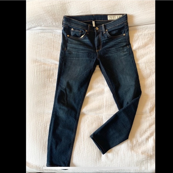 rag & bone Mid Rise Skinny Ankle Jean - Picture 8 of 9